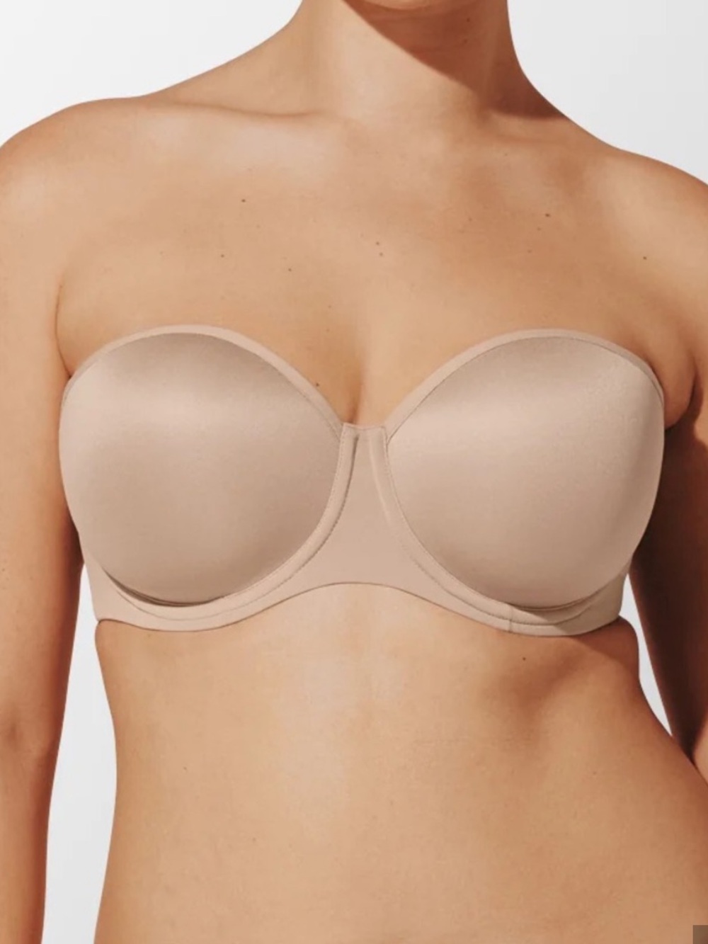 ThirdLove 24/7 Classic Strapless Padded Underwire Bra. 36E.